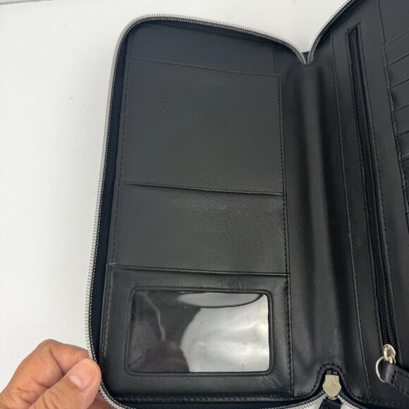 Land Rover Wallet Handbook Organizer Zip case 10.5 x 5.25" Bi-Fold Travel Vallet - Picture 7 of 14